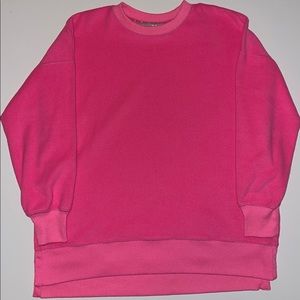 Women’s Aerie sweatshirt.  Medium.  Hot pink.